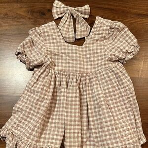 Noralee Oat Check Quinn Dress